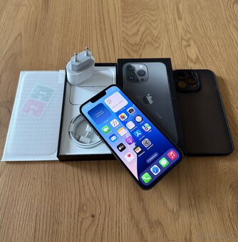 iPhone 13 Pro 256 gb Graphite - komplet príslušenstvo,zaruka - 10