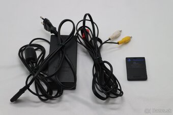 PS2 slim SCPH-75004 – konzola + ovládač + pamäťovka + káble - 10