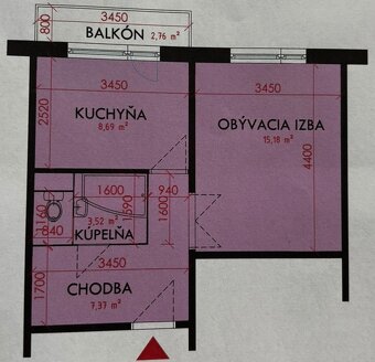 1i byt - možnosť modernizácie na 2KK LOFT Apartmán - balkón - 10