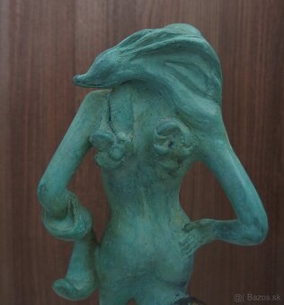 Bronzová soška – Salvador Dali – Vtáčí muž - 10