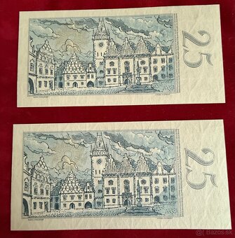 Československé bankovky UNC postupky čísla za sebou - 10