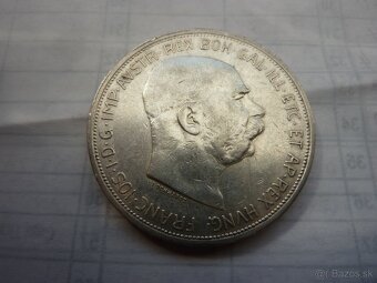 R-U vzácnejšia 5 koruna 1909 Schwartz vo veľmi peknom stave - 10