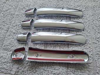 Chromové krytky klučiek ŠKODA VW SEAT - 10