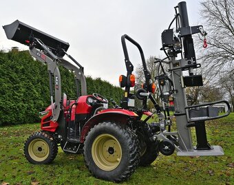 Štiepačka za traktor + elektromotor JANSEN TS-30K 30 ton - 10