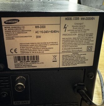 Mini hi-fi systém Samsung - 10
