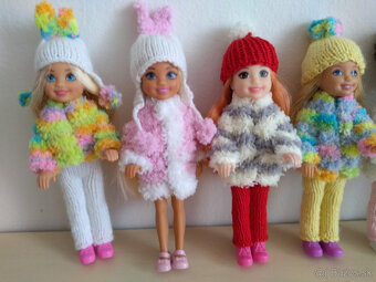 Zimné šaty pre bábiky barbie ken chelsea evi skiper bábo - 10