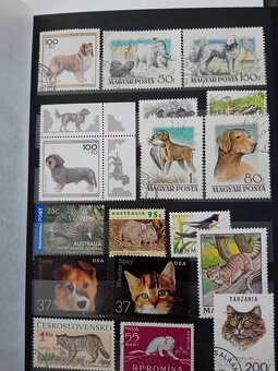 Známky v albume fauna - 10