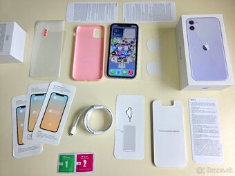 APPLE IPHONE 11 128GB PURPLE TOP STAV,ZDRAVIE BATERKY 100% - 10