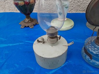 Petrolejová,bakelitová,industriálna ,železničiarska lampa. - 10