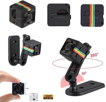 Mini kamera Full HD 1080P COP CAM čierna - 10