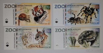 ZOOlar - pamätná suvenírová bankovka SK-CZ-PL ZOO - 10