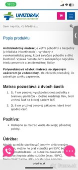 Antidekubitný matrac - 10