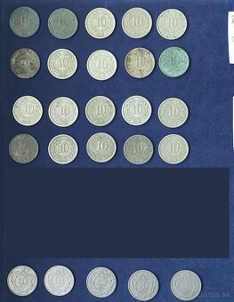 Zbierka mincí - Rakúsko Uhorsko prvá a druhá emisia - upr - 10