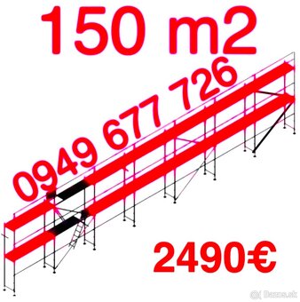 Predám lešenie kvalitne ,certifikované , pozink - 10