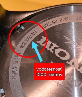 USA Hodinky, 1000 m vodotesné, zafírové sklíčko - 10