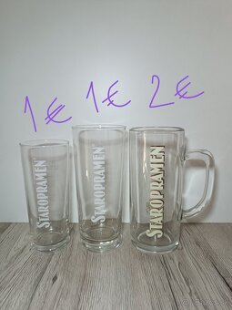 České pivové poháre 3 - 10