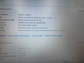 Notebook 14" HP.Intel Celeron 2x2,16GHz.8gb ram.120g SSD - 10