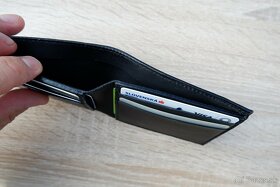 Kožená peňaženka - čierna W-02BK - 10
