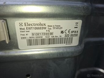 Rozpredam na nahradne diely pracka elektrolux 6 - 10