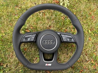 AUDI VOLANT ZKOSENY SPORTOVY + PADLA + AIRBAG - 10