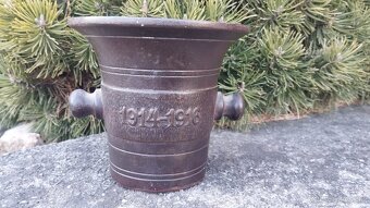 Starý válečný litinový mažiar s dělem r.1914-1916 - 10