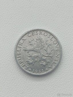 Československe 1 kčs mince - 10