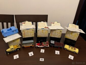 4 cast - Matchbox Yesteryear, Matchbox Dinky ZLACNENE - 10