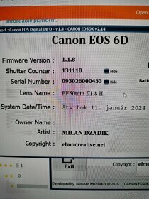 zrkadlovka Canon EOS 6D + objektív Tamron SP 70-300mm,+objek - 10