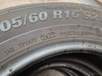 205/60 r16 letné 4 ks KUMHO dezén 6,7 - 6,5 mm - 10