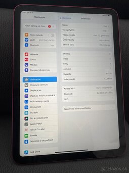 Nový Apple iPad 10.Gen 10.9”64gb Wifi Pink klávesnica - 10