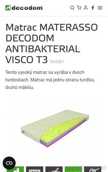 Matrac Materasso Visco Antibacterial t3 - 10
