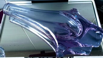 Hutné sklo - váza, popolník - 10