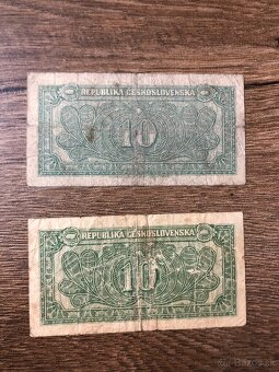 Bankovky PROTEKTORÁT a ČSR 1 - 10