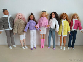 oblečenie vesty rolák šaty pre bábiky barbie ken - 10