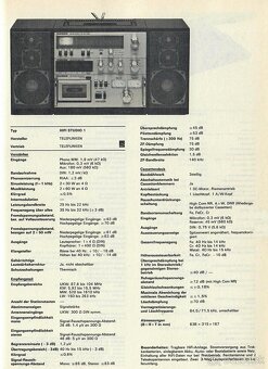 TELEFUNKEN HIFI STUDIO 1M - 10