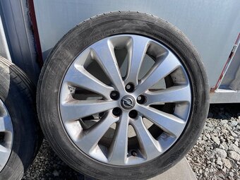 Alu disky sada R17 5x105, letné pneu 215/50 Opel Astra J - 10
