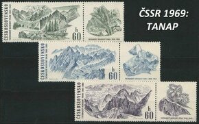 Poštové známky, filatelia: ČSR+ČSSR, slávne série B - 10