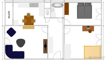 Veľký 3-izbový byt s loggiou vo vyhľadávanej lokalite, Hurba - 10