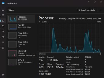 Lenovo ThinkPad L580, IntelCore i5-7300U, 16GB RAM,256GB SSD - 10