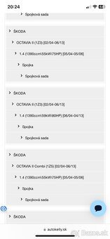 Luk spojková sada - 10