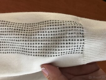 LIU JO originál crystal white damske saty S/M - 10