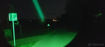 takticka baterka na zbran 2100lm green - 10
