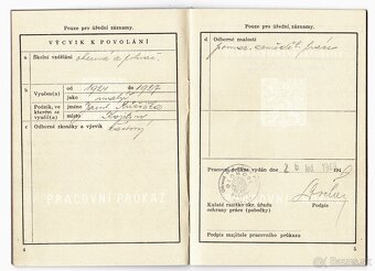 Staré československé dokumenty, krásný stav - 10