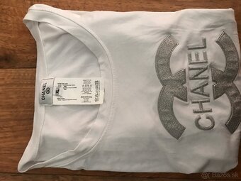 CHANEL damske tricko white L kupované v Barcelone - 10