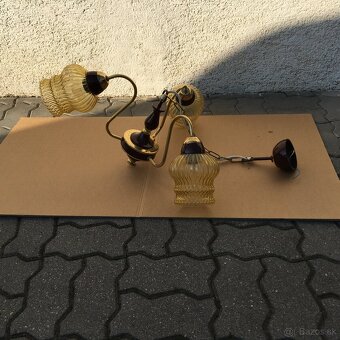 Set 2ks Retro Luster a Nastenna Lampa DRUKOV Vintage - 10