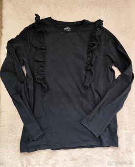 Biela volánová blúzka, 1x oblečená, iné blúzky a tričká - 10