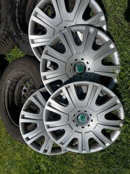 Zimná sada, plechové disky r15 8J, 112 - 10