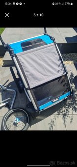 Thule Charriot cross 2 blue cyklovozik - 10