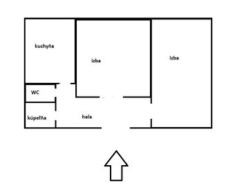 Na prenájom 2izb, Košická, 60m2, p.1./4, po rekonštrukcii, i - 10