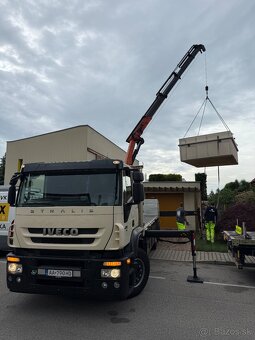 Autodoprava s hydraulickou rukou - dosah 25m - 10